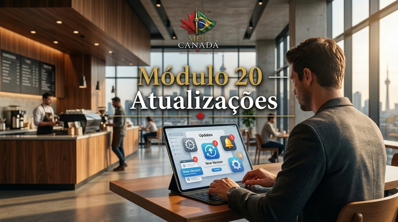 Capa do módulo Atualizações